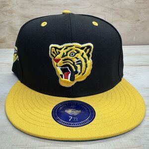NEW Osaka Tigers Ebbets Field Flannels DNA Fitted Cap Hat Black sz 7 1/2